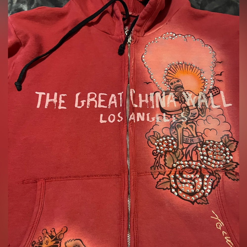 The Great Wall of China Crystal Hoodie M